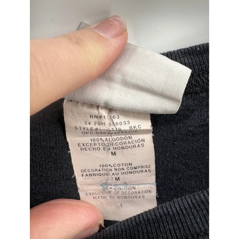 Champion T Shirt‎ Black Rainbow Logo Graphic Tee Mens Medium